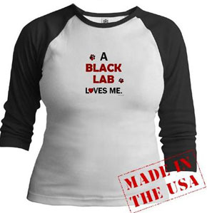 black labrador retriever clothing shirt