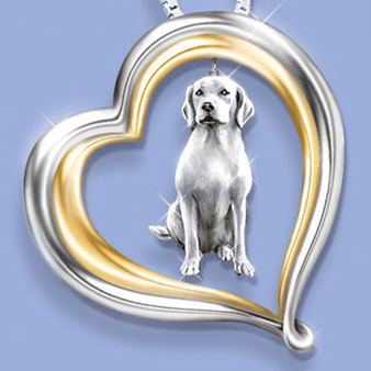 Details about   New Gift Pet Keychain Ring Yellow Labrador Crystal Collar Fun Cute Silver Enamel 